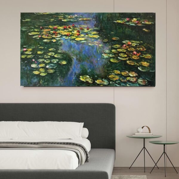 Claude Monet  water lily paintings  -Hand Painted Oil Painting Reproductions - Image 3