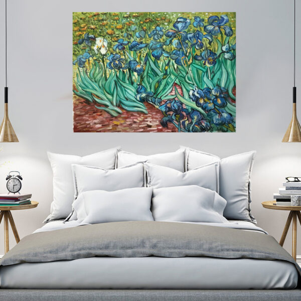 Van Gogh  Irises 1889  -Hand Painted Oil Painting Reproductions -Hand Painted Oil Painting Reproductions - Image 3